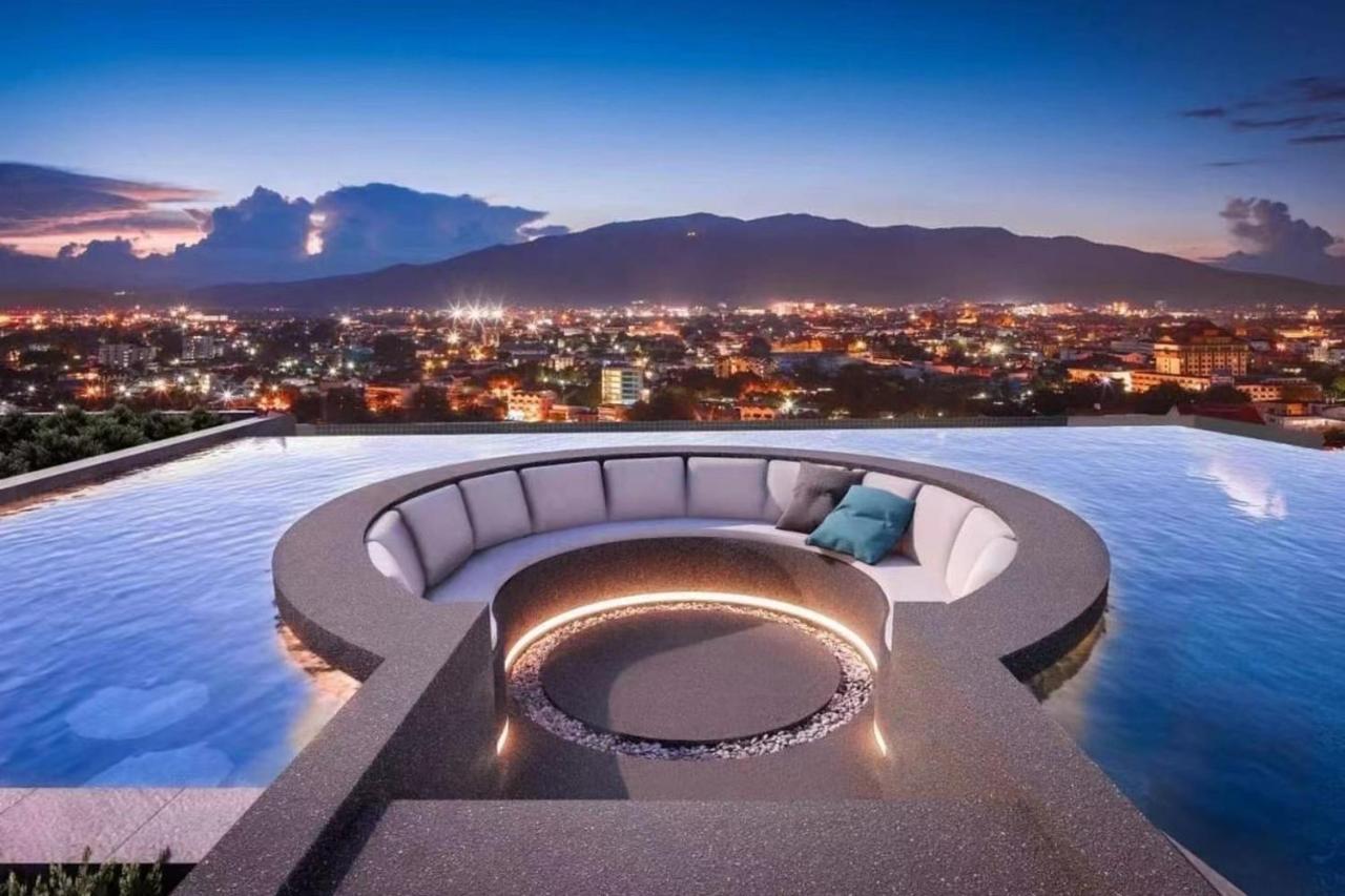 Luxury New Perfect Pool Gym Condo1 Br Chiang Mai Exterior foto