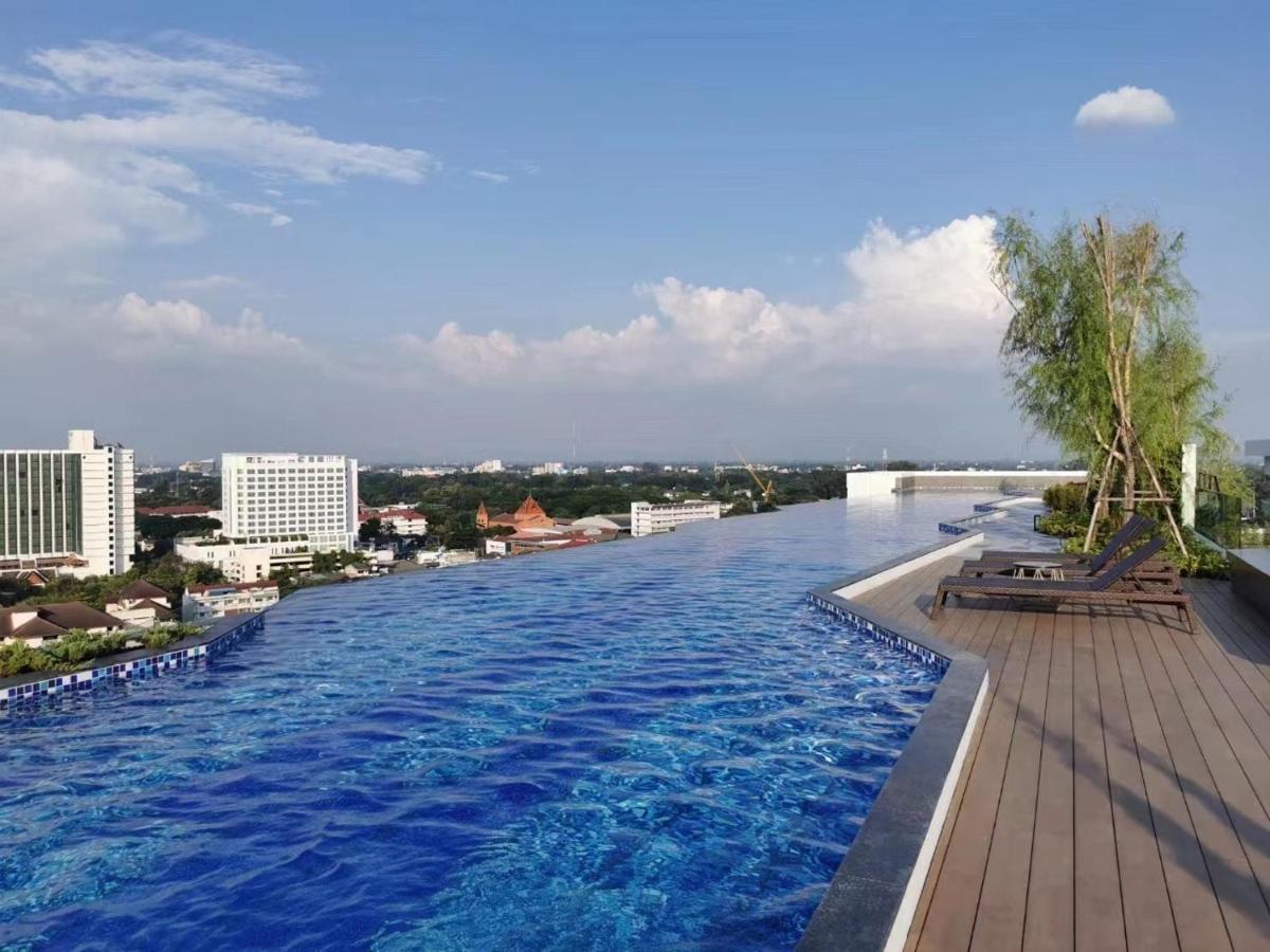 Luxury New Perfect Pool Gym Condo1 Br Chiang Mai Exterior foto